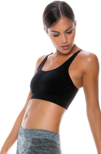 Linsori Midnight Performance Support Bra - lifestyle view