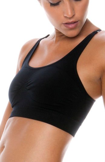 Linsori Midnight Performance Support Bra - back view