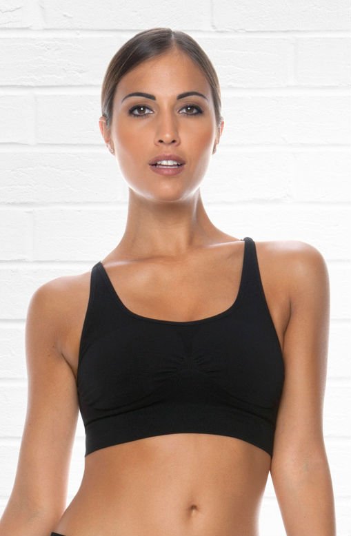 Linsori Midnight Performance Support Bra - styled view
