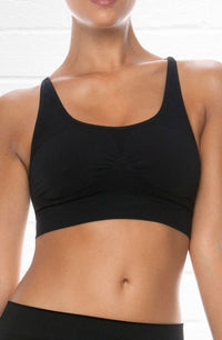 Linsori Midnight Performance Support Bra - side view