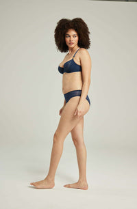 Linsori Noir Deco High Leg Delicate Brief - lifestyle view