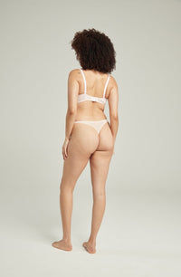 Linsori Noir Deco Sheer Delicate Thong - detail view