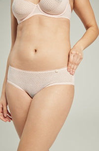 Linsori Obsidian Deco Sheer Hipster - side view