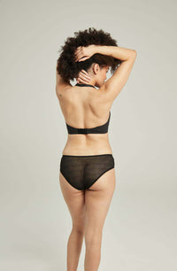 Linsori Obsidian Deco Sheer Hipster - detail view