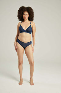 Linsori Obsidian Deco Sheer Hipster - detail view