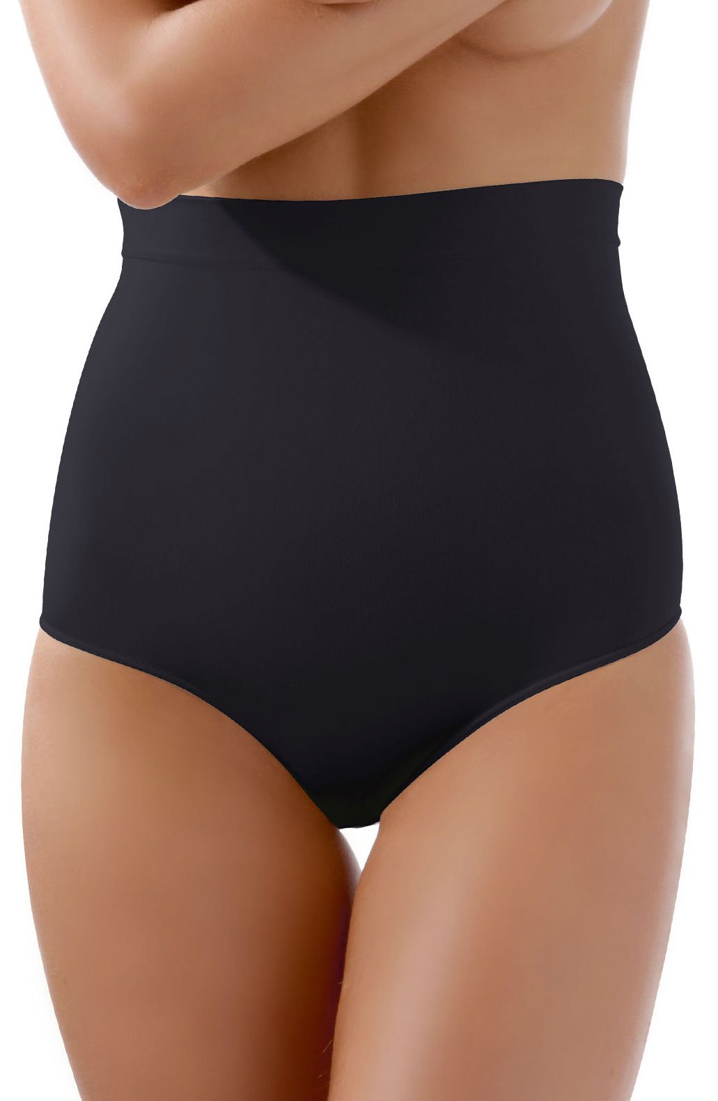 Linsori Noir Sculpting High-Waist Brief Plus Size - close-up