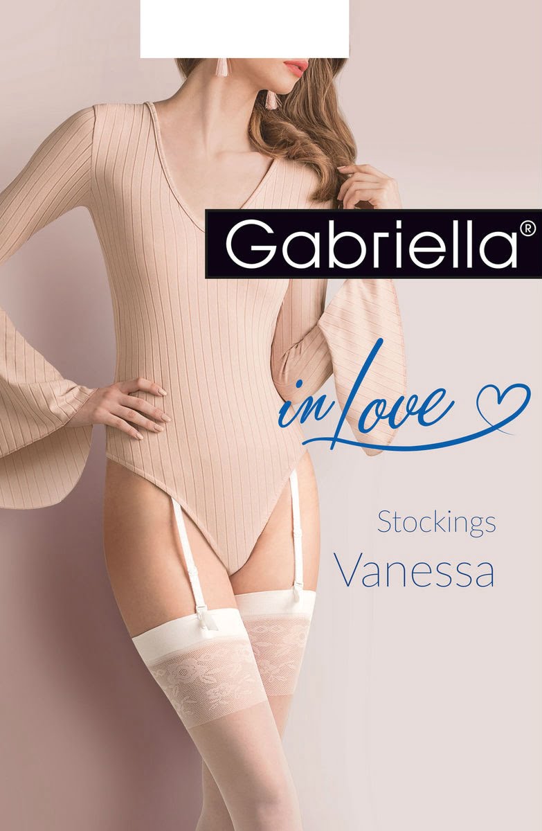 Linsori Champagne Sheer Stockings - detail view