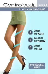 Linsori Sculpting Opaque Tights Control - lifestyle view
