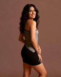 Linsori Noir Sheer Cut-Out Dress Piece Plus Size -  Right view