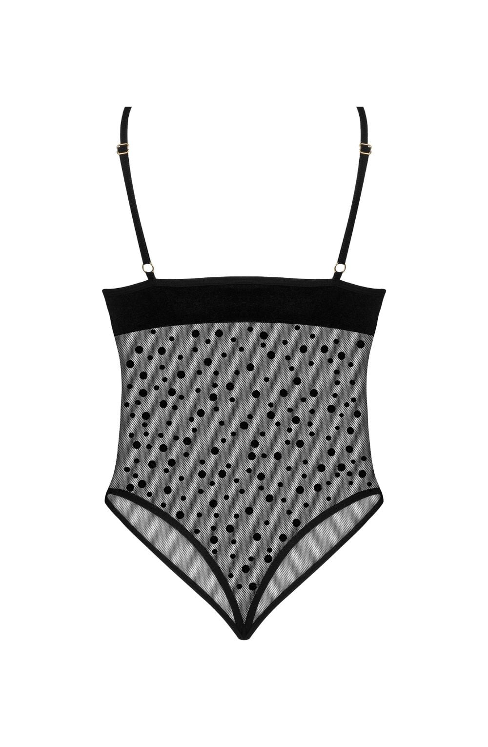 Linsori Dotted Mesh Amalia Delicate Teddy - detail view