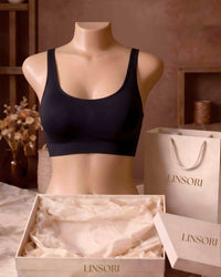 linsori - Midnight Performance Support Bra Plus Size - product view