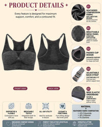 linsori - Ergonomic Support Sports Bra Plus Size - product detail