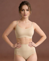 Linsori Sculpting Bare Shaping Brief Plus Size - Front view 