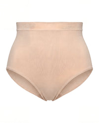 Linsori - Bare Sculpting High-Waist Brief Plus Size - White background