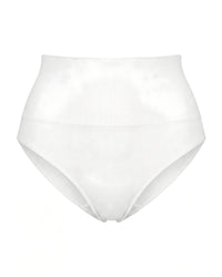 Linsori Pearl Sculpting Control Brief Plus Size - White background view