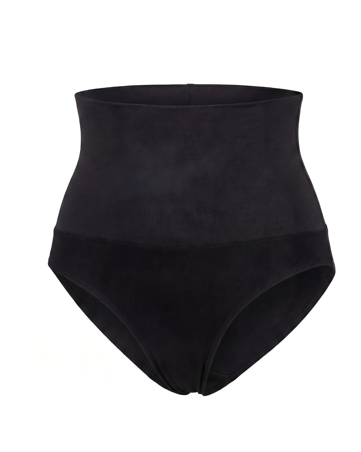 Linsori Noir Sculpting Control Brief Plus Size - White background view