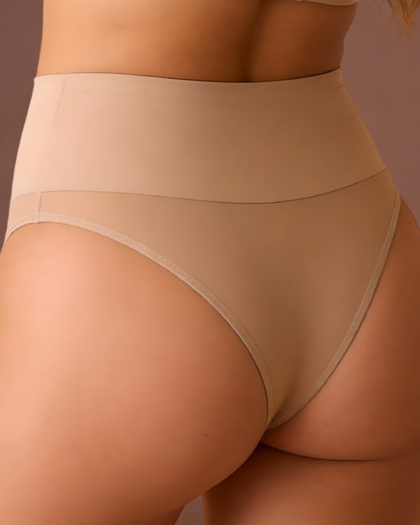 Linsori Bare Sculpting Control Brief Plus Size -  back view