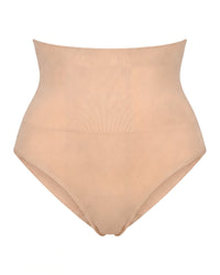 Linsori Bare Sculpting Control Brief Plus Size - White background view 