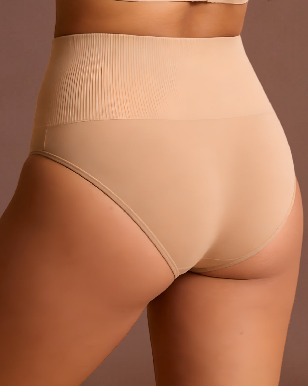 Linsori Bare Sculpting Control Brief Plus Size -  back view
