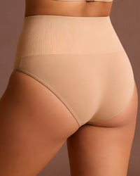 Linsori Bare Sculpting Control Brief Plus Size -  back view
