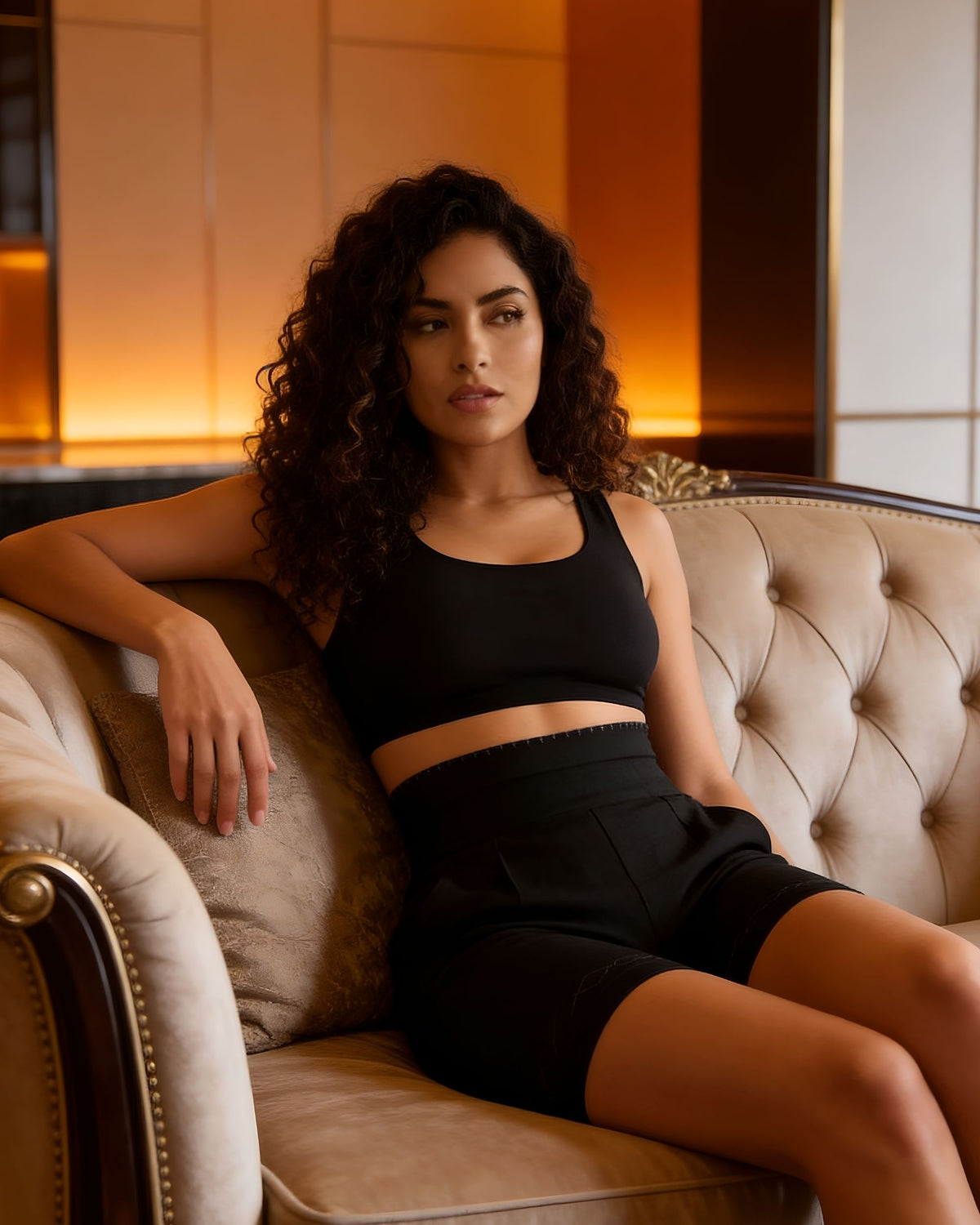 Linsori Sculpted Noir Shaping Short Plus Size - Lifestyle view