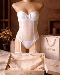 Linsori Pearl Tulle Sculpting Body Plus Size - Mannequin View
