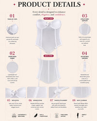 Linsori Pearl Tulle Sculpting Body Plus Size -  Product detail view
