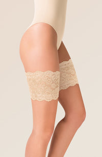 Linsori Bare Lace Thigh Bands Hold-Ups - lifestyle view