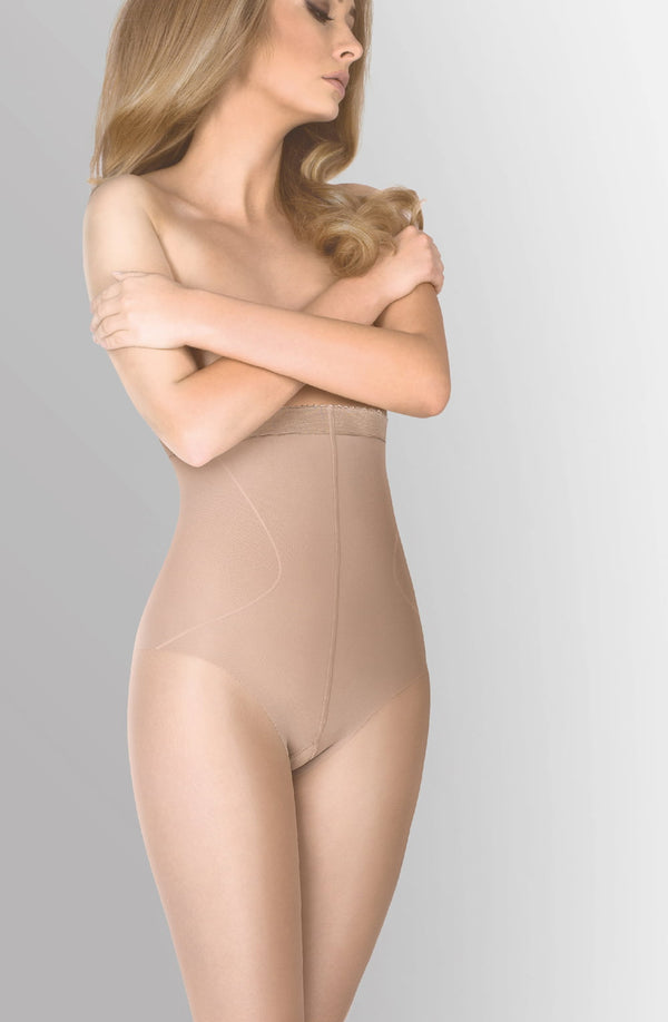 Linsori Shaping Tights with Invisible Elegance - side view