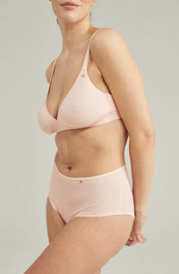 Linsori Blush Seamless High Waist Brief - lifestyle view