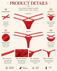 linsori - Scarlet Strappy Delicate Thong Plus Size - product detail