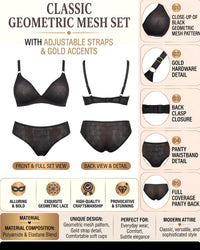 Linsori Noir Deco Sheer Hipster -  Product detail view
