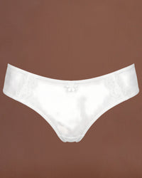 Linsori Sheer Pearl Amarantes Brief - White background view