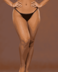 Linsori Fiona Thong in Noir Brief - Front view 