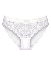 Linsori Pearl Polka Dot Delicate Thong - White background view