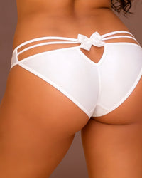 linsori - Mimi Pearl Open-Back Brief - back view