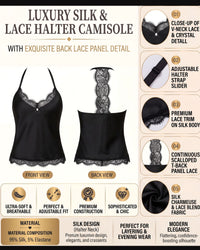 Linsori Onyx Eyelash Lace Nightshirt -  Product detail view