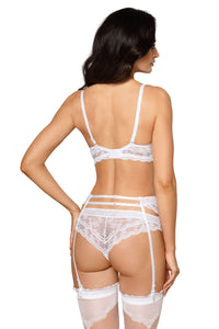 Linsori Noir Polka Dot Push Up Piece - styled view
