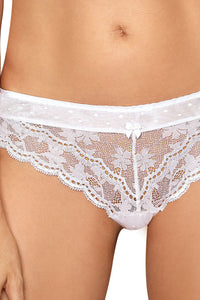 Linsori Pearl Polka Dot Delicate Thong - back view