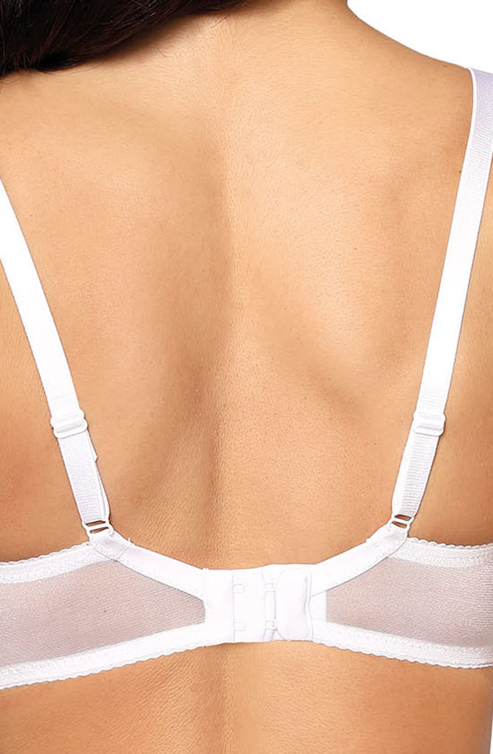 Linsori Pearl Embroidered Soft Cup Bra - side view