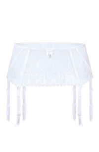 Linsori Pearl Embroidered Suspender Belt - back view