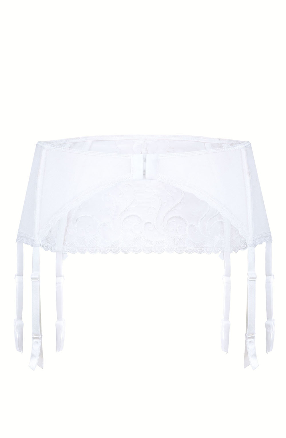 Linsori Pearl Embroidered Suspender Belt - side view