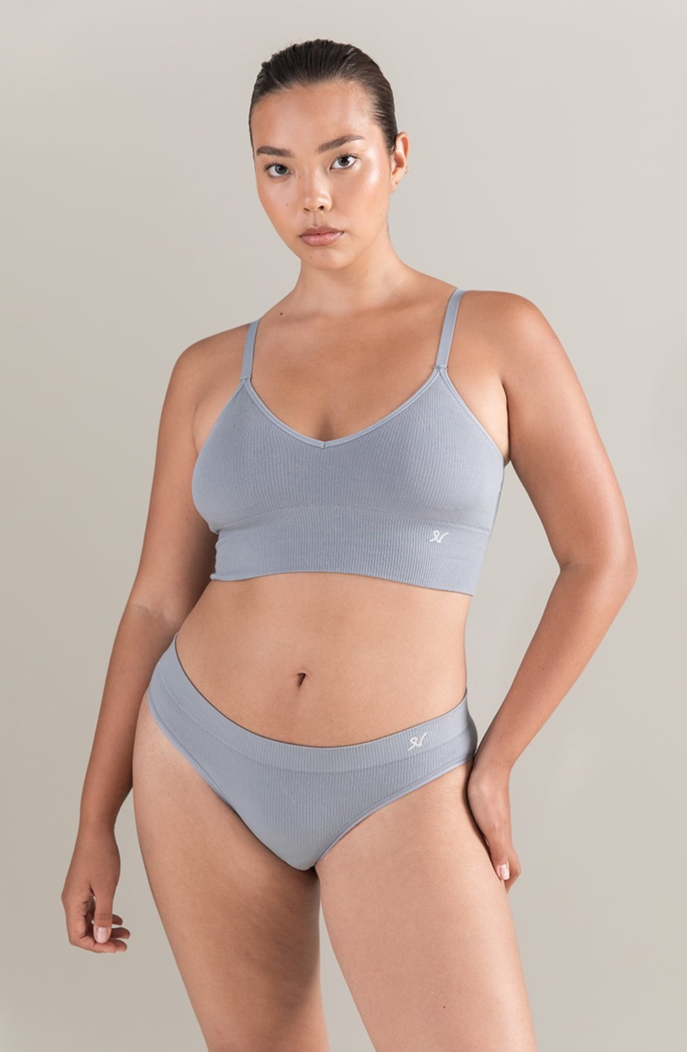 Linsori Sand Seamless TENCEL™ Bralette - back view