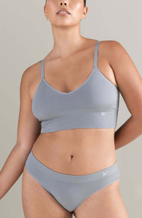 Linsori Sand Seamless TENCEL™ Bralette - side view
