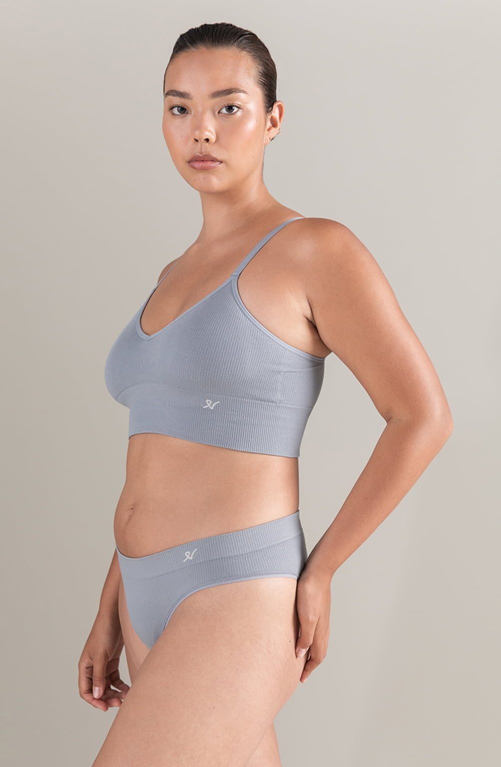 Linsori Sand TENCEL™ High Leg Brief - close-up