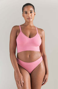 Linsori Sand Seamless TENCEL™ Bralette - side view