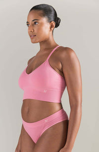 Linsori Sand Seamless TENCEL™ Bralette - styled view