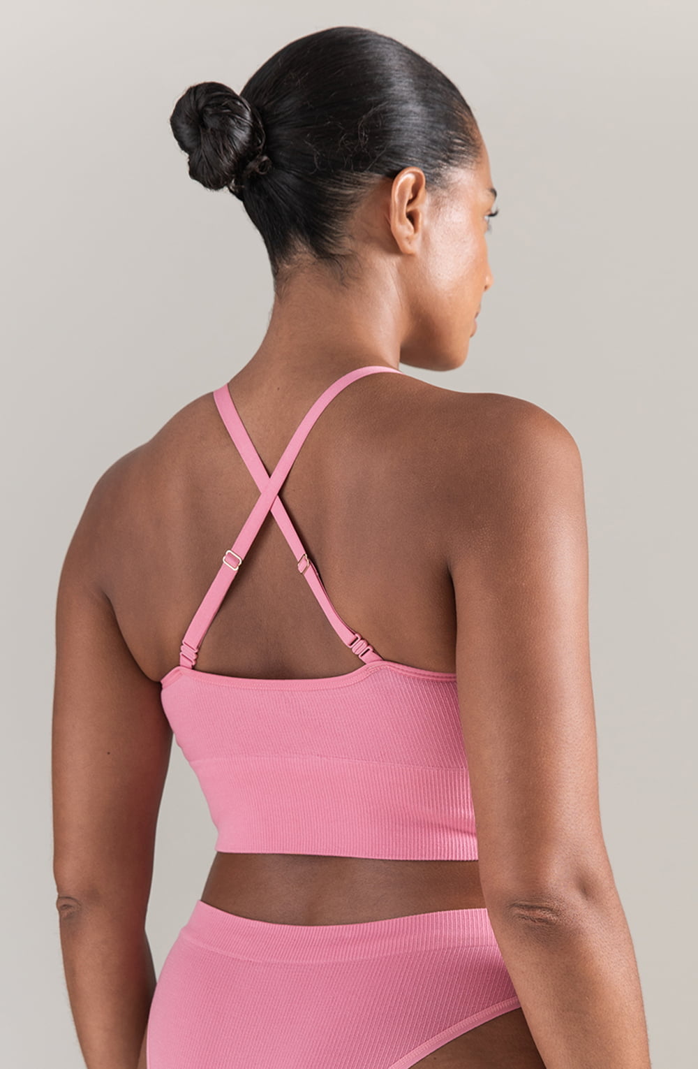 Linsori Sand Seamless TENCEL™ Bralette - product view
