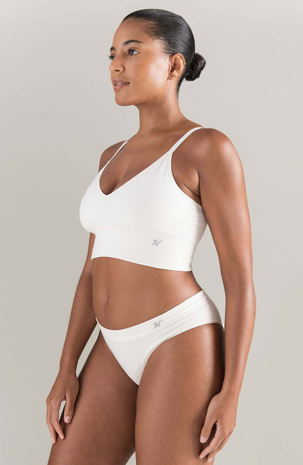 Linsori Sand Seamless TENCEL™ Bralette - back view