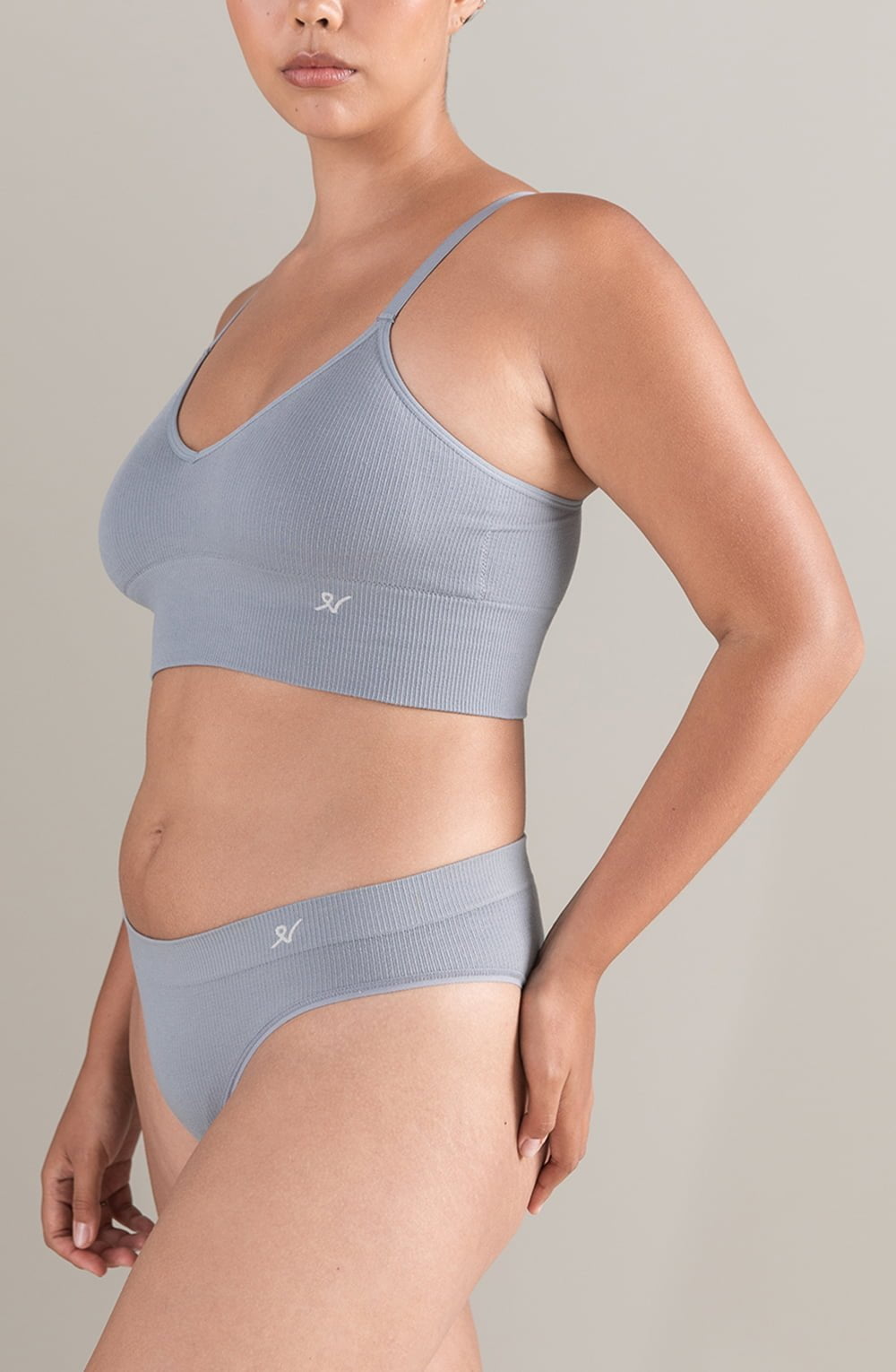 Linsori Sand TENCEL™ High Leg Brief - lifestyle view